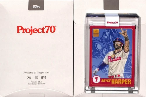2021 TOPPS PROJECT 70 #814 2001 BRYCE HARPER - PHILADELPHIA PHILLIES - QUICCS