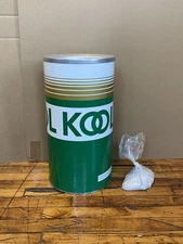Vintage 90's Kool Cigarette Standing Ashtray Trash Can Metal with Sand 20" Size