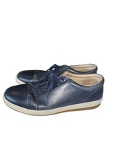 Joseph Abboud Carmel Men's Leather Sneakers Blue Size 12M Casual Dress Shoes