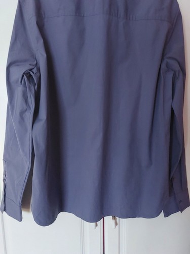 COS Blue 100% Cotton Long Sleeve Shirt Smart Office Wedding Size Eur XL - Picture 10 of 18
