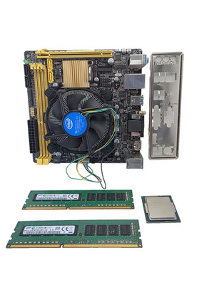 ASUS H81I-PLUS Mini-ITX Combo Intel i5-4590S 3.0GHz 16GB RAM DDR3 + IO Shield