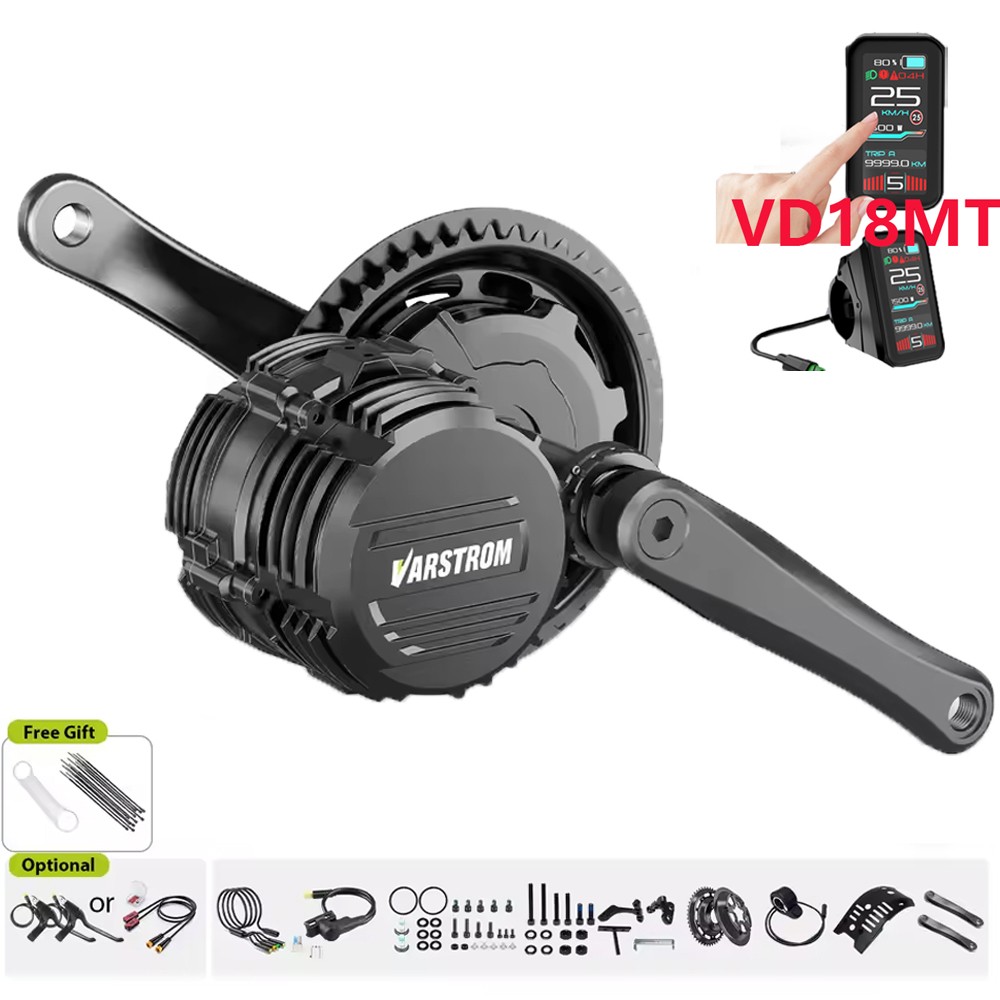 48V1000W Tongsheng Mid Drive Motor TSDZ16 Torque Sensor EBike