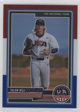 2023 Panini USA Baseball Stars & Stripes Red White Blue Prizm Talan Bell #2 15nv