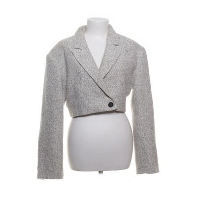 Adoore, Blazer, Größe: 38, Grau, Fischgräte, Tweed, Damen #yzY