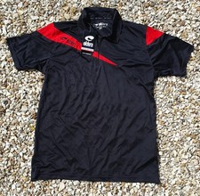 T-SHIRT POLO HOMME ADULTE noir rouge taille XXXL  3XL  ELDERA NEUF ET ETIQUETTE