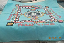 Vintage Doug Stone 1992 blue Bandana 22" x 22"