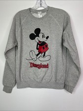 Disneyland Gray Raglan Sleeve Sweatshirt Size Small
