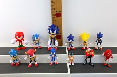 Lot of 12 Sonic the Hedgehog SEGA Mixed Figures Toys Dr Robotnik Tails Knuckles