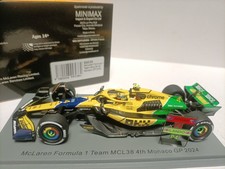 Spark 1:43 McLaren Racing Model McLaren F1 MCL38 4th Monaco GP 2024