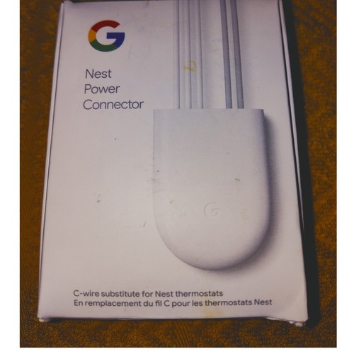 Google Nest Power Connector C-Wire Substitute GVNZ4 GA02493-US White
