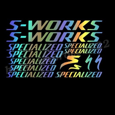 S-WORKS Sticker Aufklebersatz Set Fahrrad eBike BMX MTB Rahmen DIY Dekoration