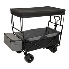 480Lbs Collapsible Wagon,Lightweight Folding Large Wagon Heavy Duty Utility Cart
