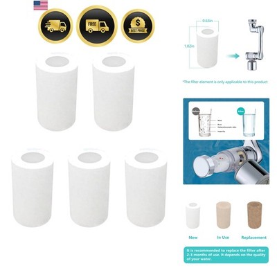 5Pcs Filter Elements, for 1080°Swivel Faucet Aerator Extension with Filter