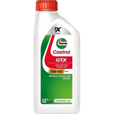 Motoröl Castrol GTX 5W-40 A3/B4 VW 505 502 Renault MB BMW Longlife 1Liter 15F686
