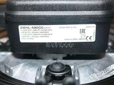 1PC NEW ZIEHL-ABEGG Axial Flow Fan FB063-6EK.4I.V4L