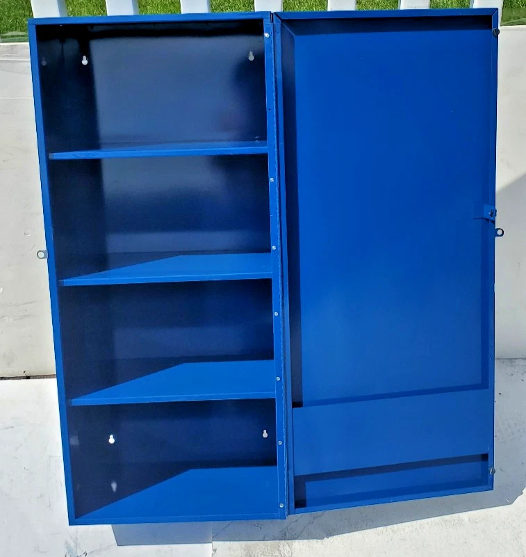 NOS NAPA Belden Metal Spark Plug Display Cabinet Advertising Parts Storage Shop - Image 3 of 4