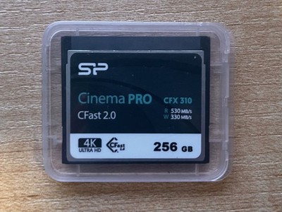 Silicon Power 256GB Cinema PRO CFX 310 CFast 2.0 Memory Card 4k UHD