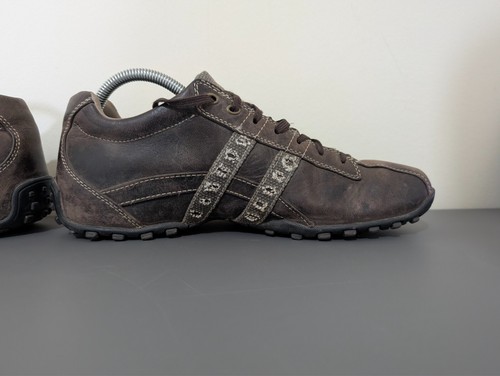 Men's Skechers CityWalk Brown Leather Trainers UK 7 EUR 41 - Picture 8 of 10