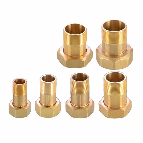 ChillWaves Messing Rohrverschraubung – 6 Stück, 6,35 Mm NPT-Innengewinde, Sechskant-Endkappen, Inkl. Teflonband