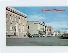 Postcard Scene in Rawlins Wyoming USA