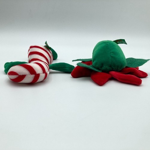 De Colección ECKERD Feliz Frijoles Navidad Peluche Nuez moscada Dandy Bastón Púrpura Oliver Vacaciones - Imagen 12 de 16