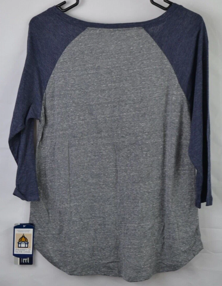 Camiseta Notre Dame Lucha Estilo Béisbol Irlandés Junior Misses - S 3/5 (NDU-03) Foto 2 de 4