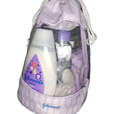 Johnson's Baby Schlafenszeit Schlaf Geschenk eingestellt 3 Produkte & Decke B130
