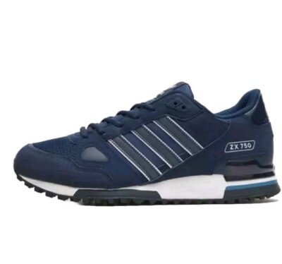 藍 Adidas Originals ZX 750 IF4901, UK Mens Shoes Trainers Sizes