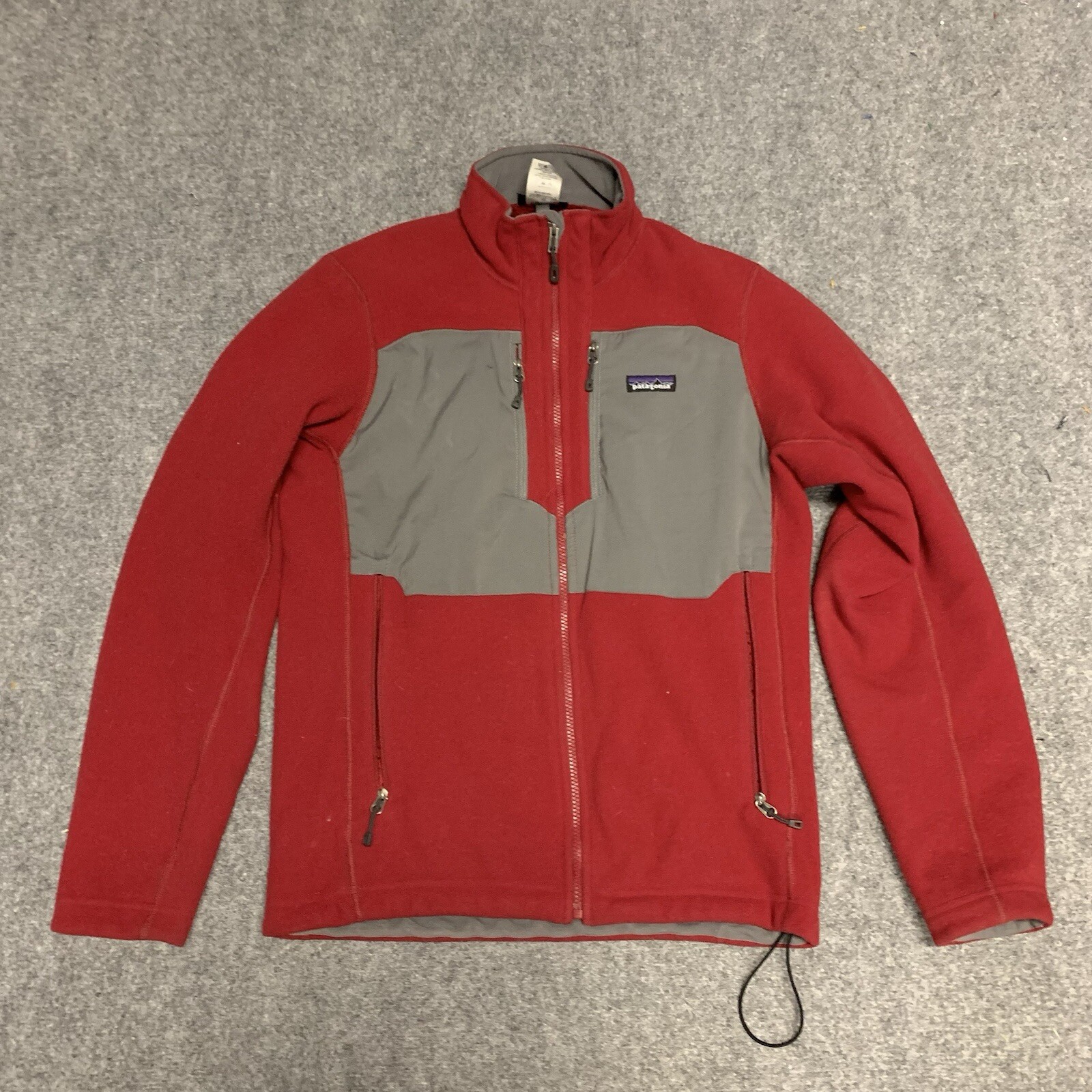 Patagonia R2 TechFace Fleece Jacket for Men Medium Red Hiking Outdoor Wear  