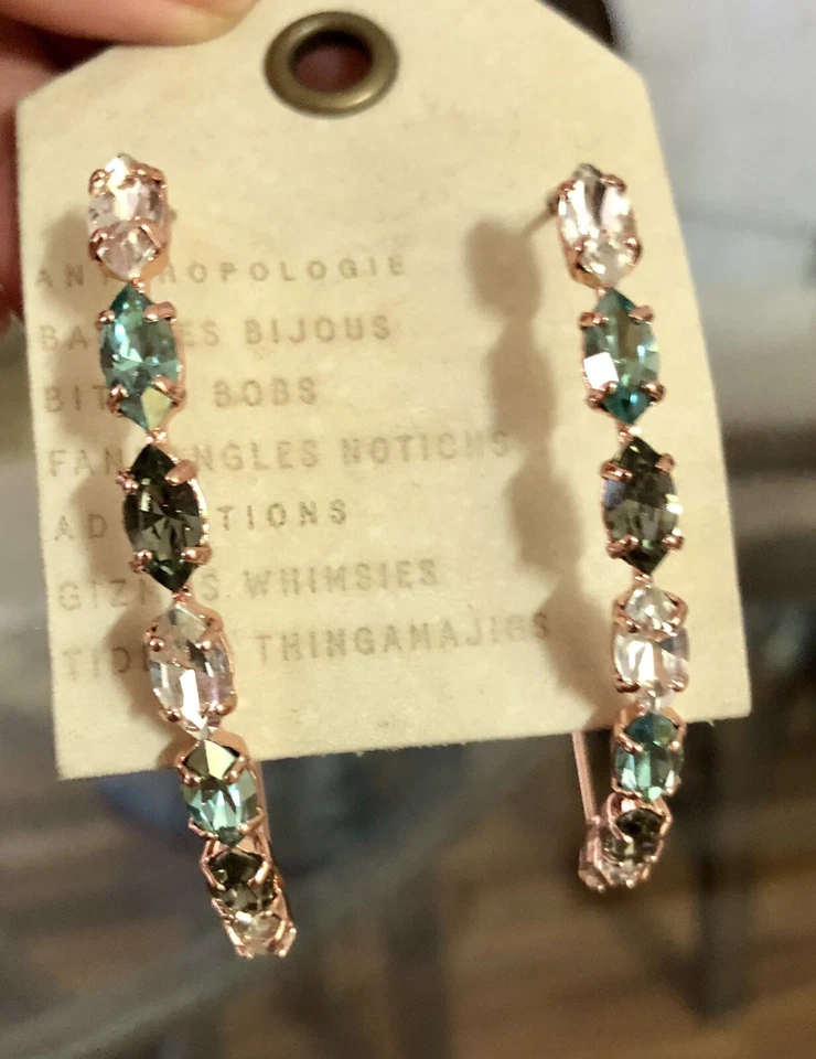 Обручи из розового золота/разноцветных кристаллов Sorrelli 2,5 дюйма - Изображение 3 из 4