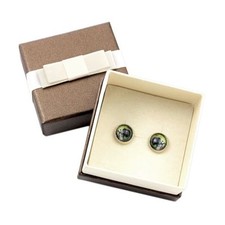 Kerry Blue Terrier.Pet in your ear.Earrings with box.Photojewelry. Handmade. USA