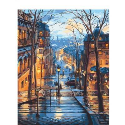 Dog In Paris Paint By Number Puppy Kit For Adults Animals Diy Painting - Foto 10