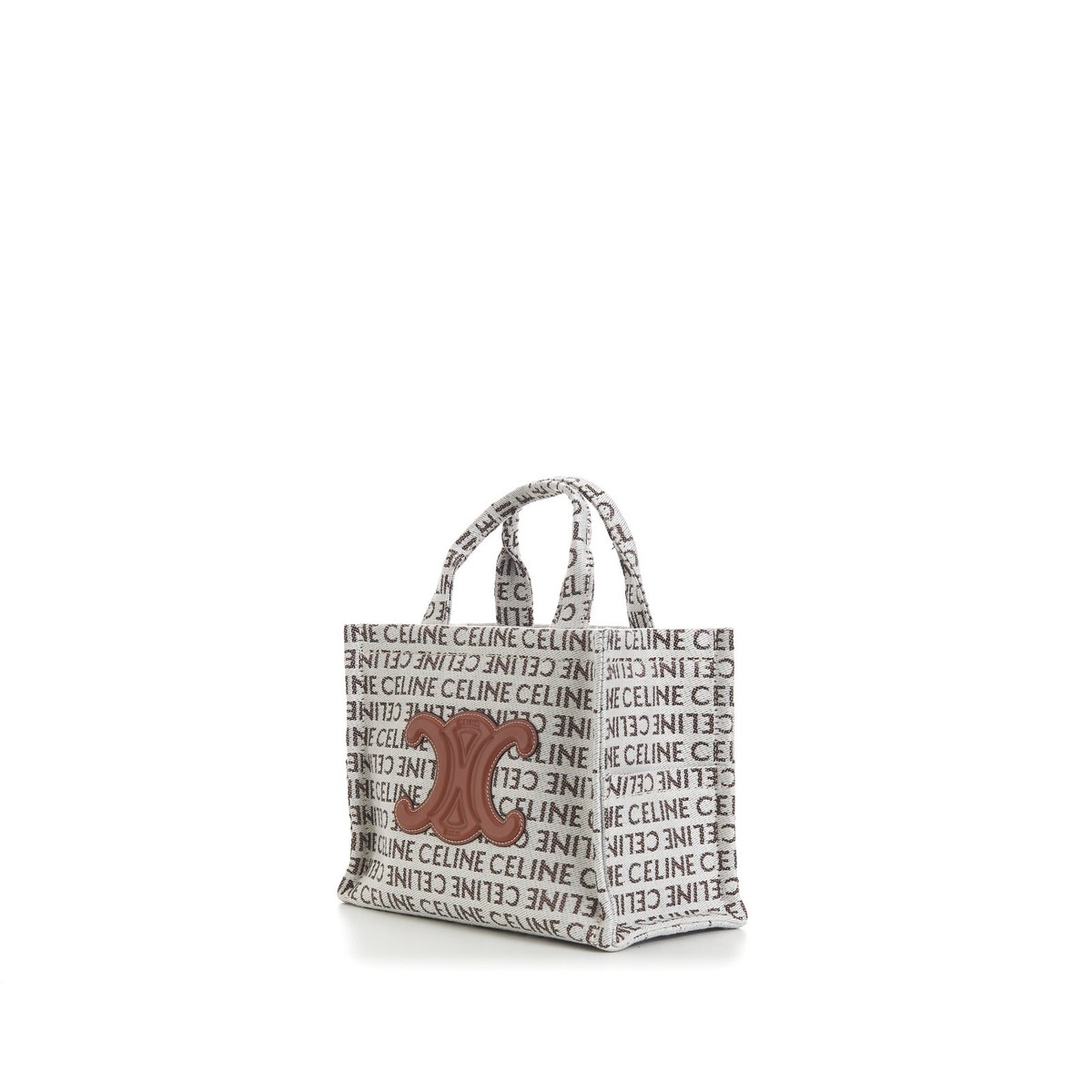 CELINE 1750$ Small Cabas Thais Tote Bag - Textile, Celine