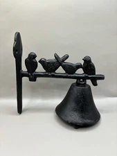 Cast Iron Bird Door/ Dinner Bell 
