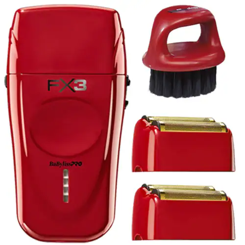 BaByliss PRO FX3 Red Double Foil Cordless Professional High Speed