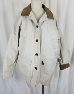 Ll Bean Canvas Quilted Insulated Adirondak Barn Jacket Work Coat