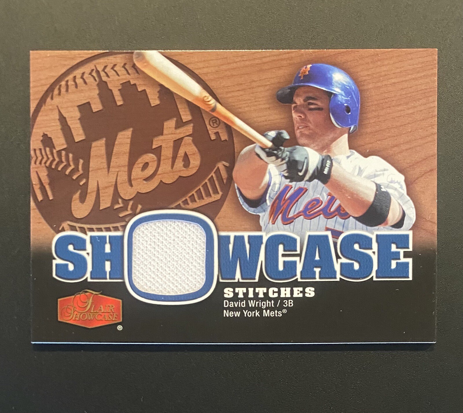 2006 David Wright Flair Showcase Stitches #SS-WR New York Mets