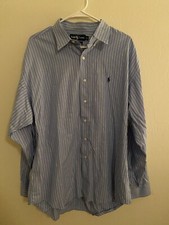 Ralph Lauren Polo Long Sleeve Button Down Striped Shirt Men's XL