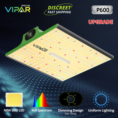 VIPARSPECTRA Upgrade P600 LED Grow Light Full Spectrum Indoor Veg ...