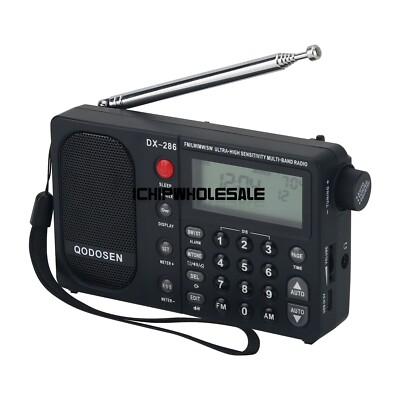 QODOSEN DX-286 Multi-band Portable Radio AM/FM/LW/SW Full Band