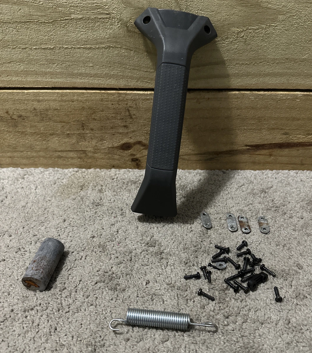 Ryobi P1104 Mower Wheel Assembly With Spring Front Weight Top Handle Screws