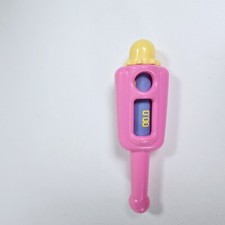 Vtg Fisher Price Pink Thermometer Baby Doll Replacement Doctor Medical Kit 1997