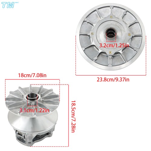 Fit for 2016+ Polaris RZR 1000 XP & S Primary & Secondary Driven Clutch + Puller - Picture 7 of 10