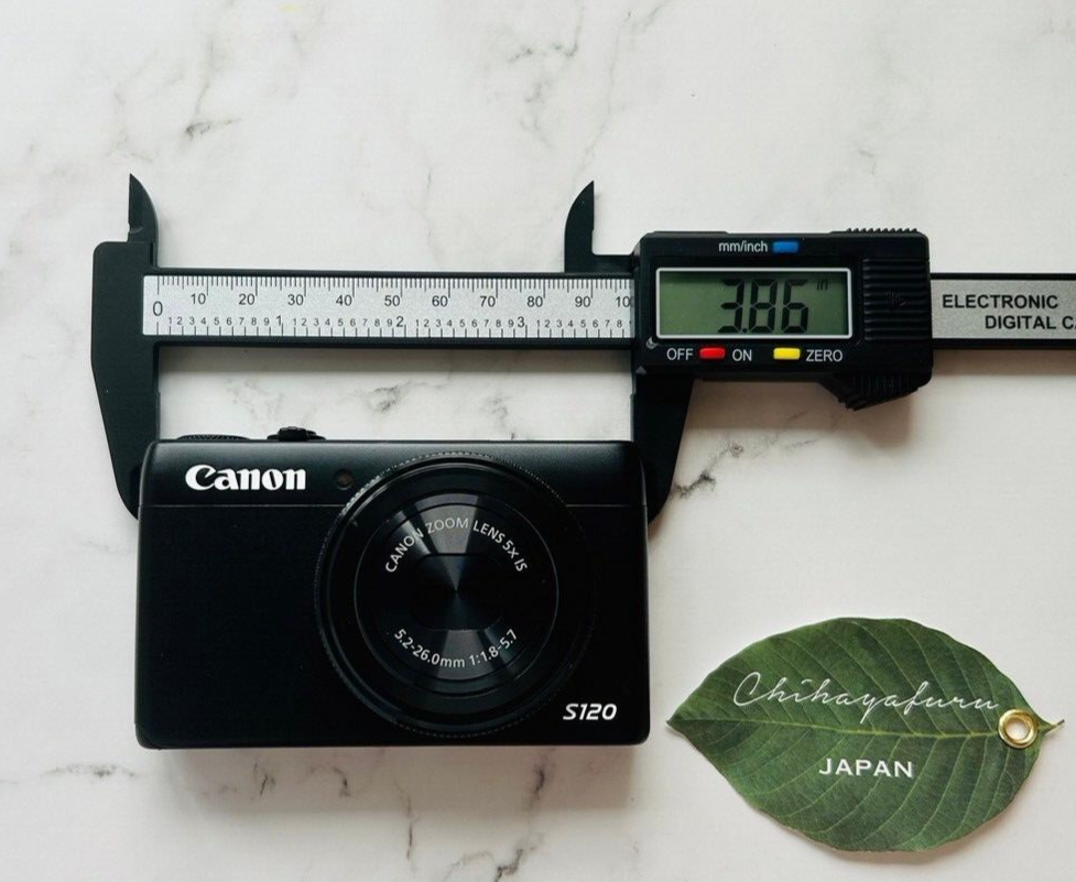 Canon PowerShot S120 Point-and-Shoot Camera - Black, F/1.8 Canon PowerShot S120 Point-and-Shoot Camera - Black, F/1.8
