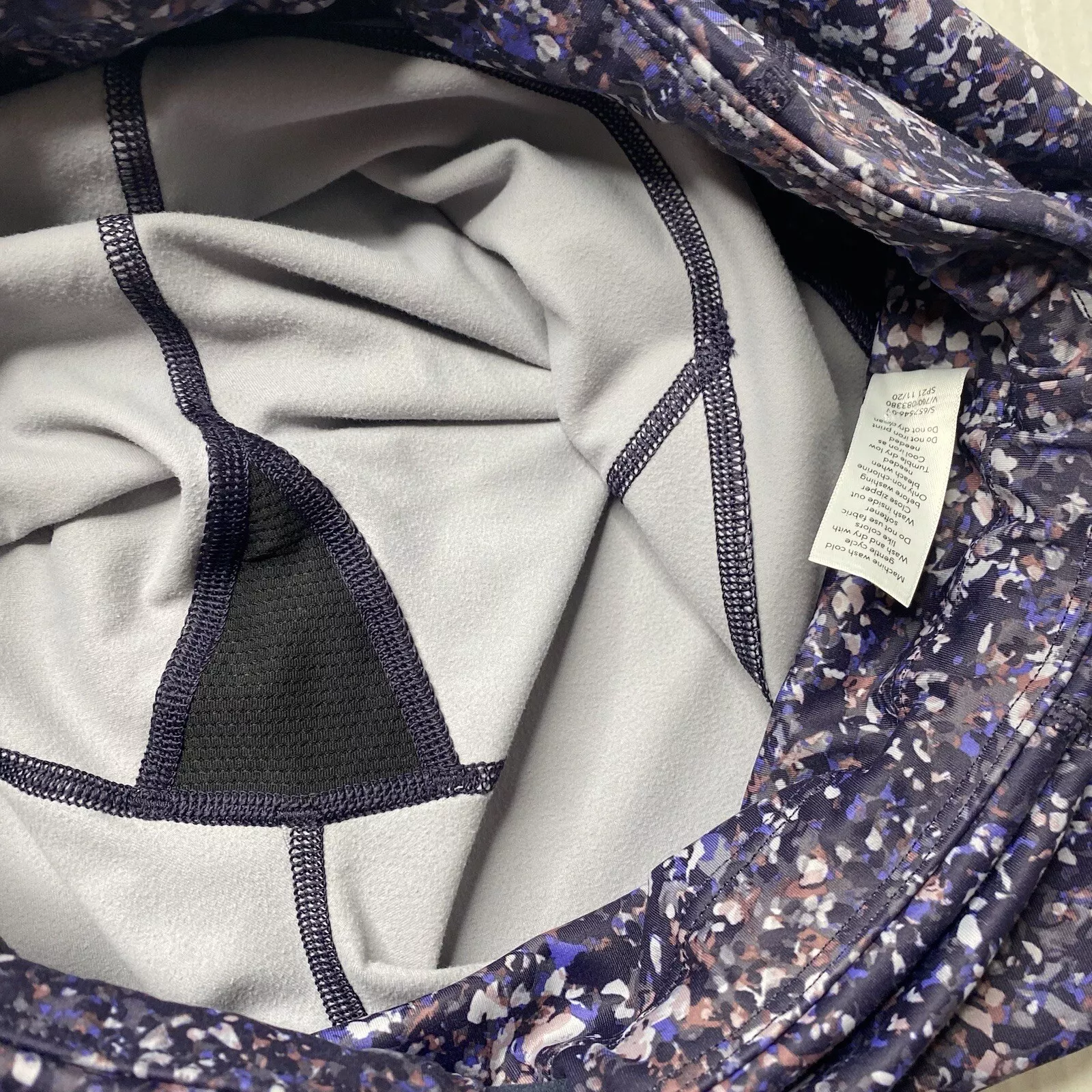 athleta rainier printed mesh leggings