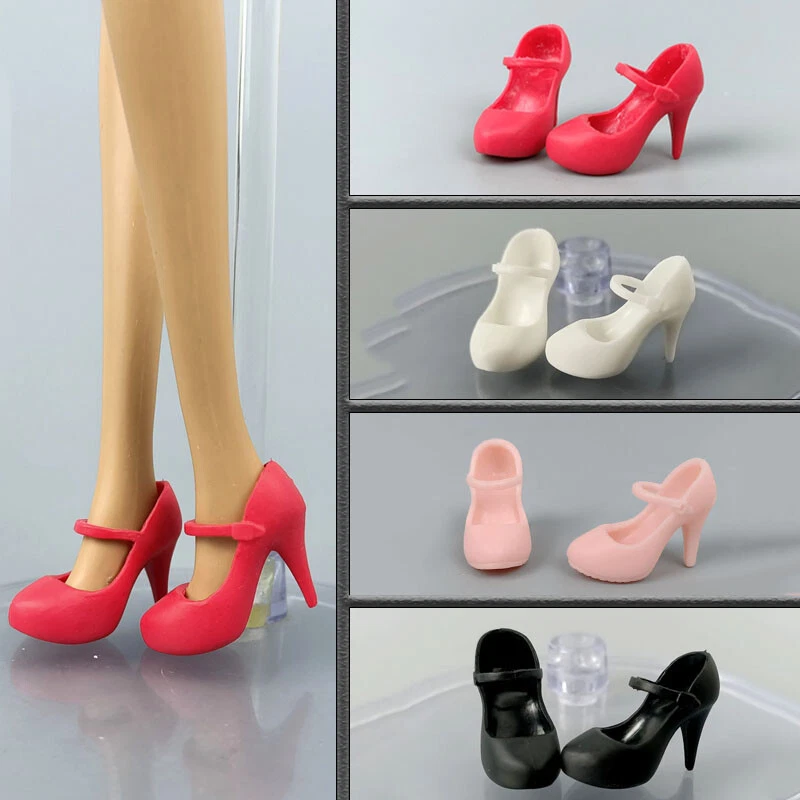 4pairs/lot High Heel Shoes For 11.5 Doll 1/6 Fashion Shoes For Blyth 1/6  Toy