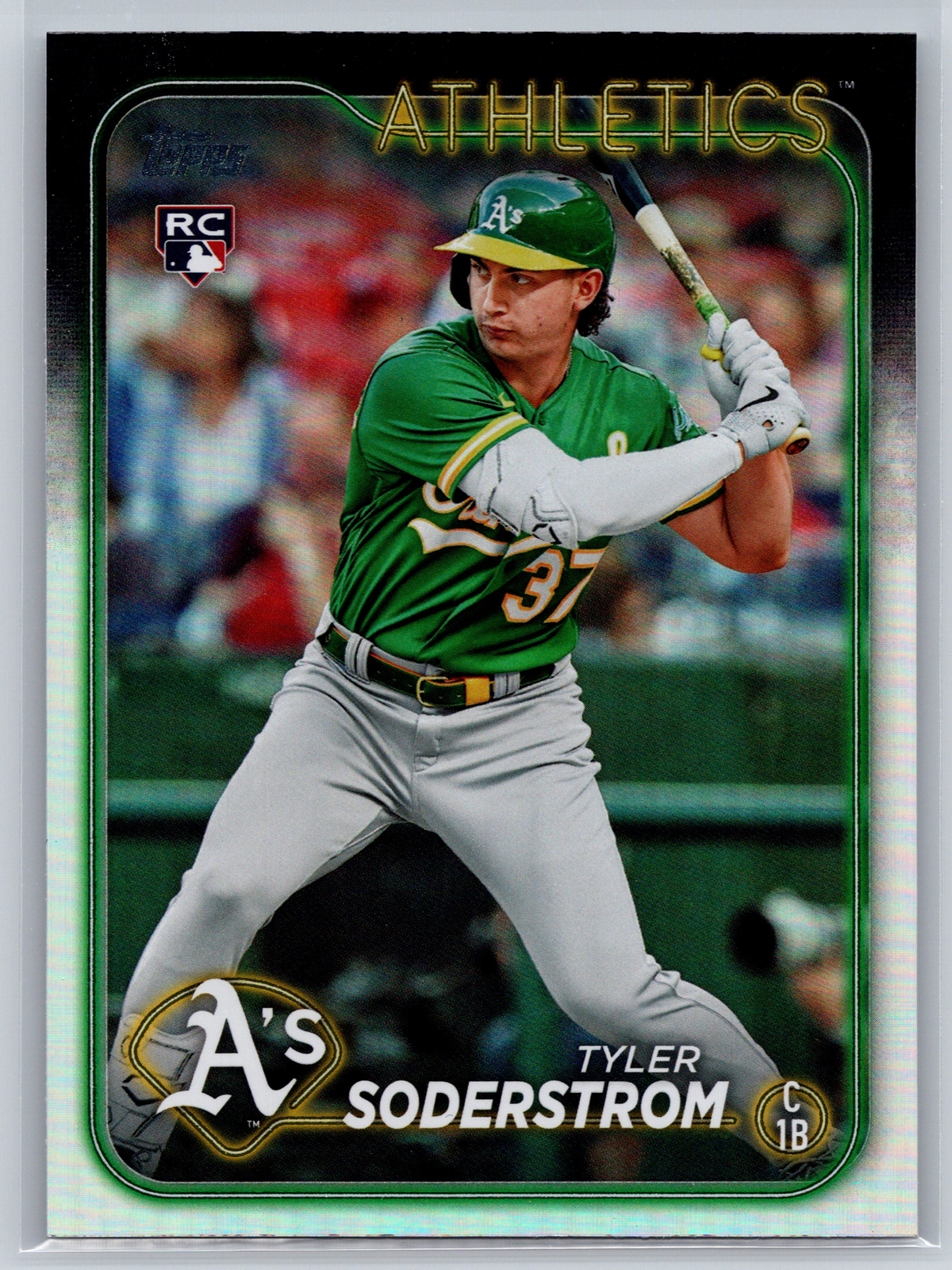 2024 Topps #244 Tyler Soderstrom Rainbow Foil