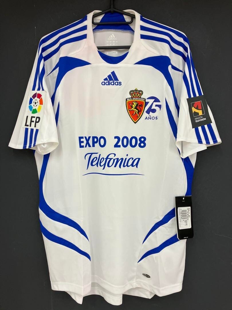 07/08 サラゴサ　新品紙タグ付き　adidasオフィシャルユニフォーム Zaragoza 07/08 Adidas Official Jersey Spain La Liga New w