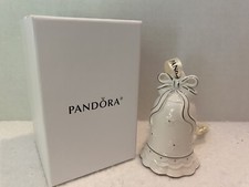 PANDORA Limited Edition 2017 BELL Porcelain CHRISTMAS ORNAMENT With box