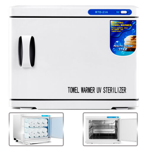 23L Hot Towel Warmer Cabinet UV Sterilizer Beauty Salon Spa Facial Skin Care - Picture 2 of 12